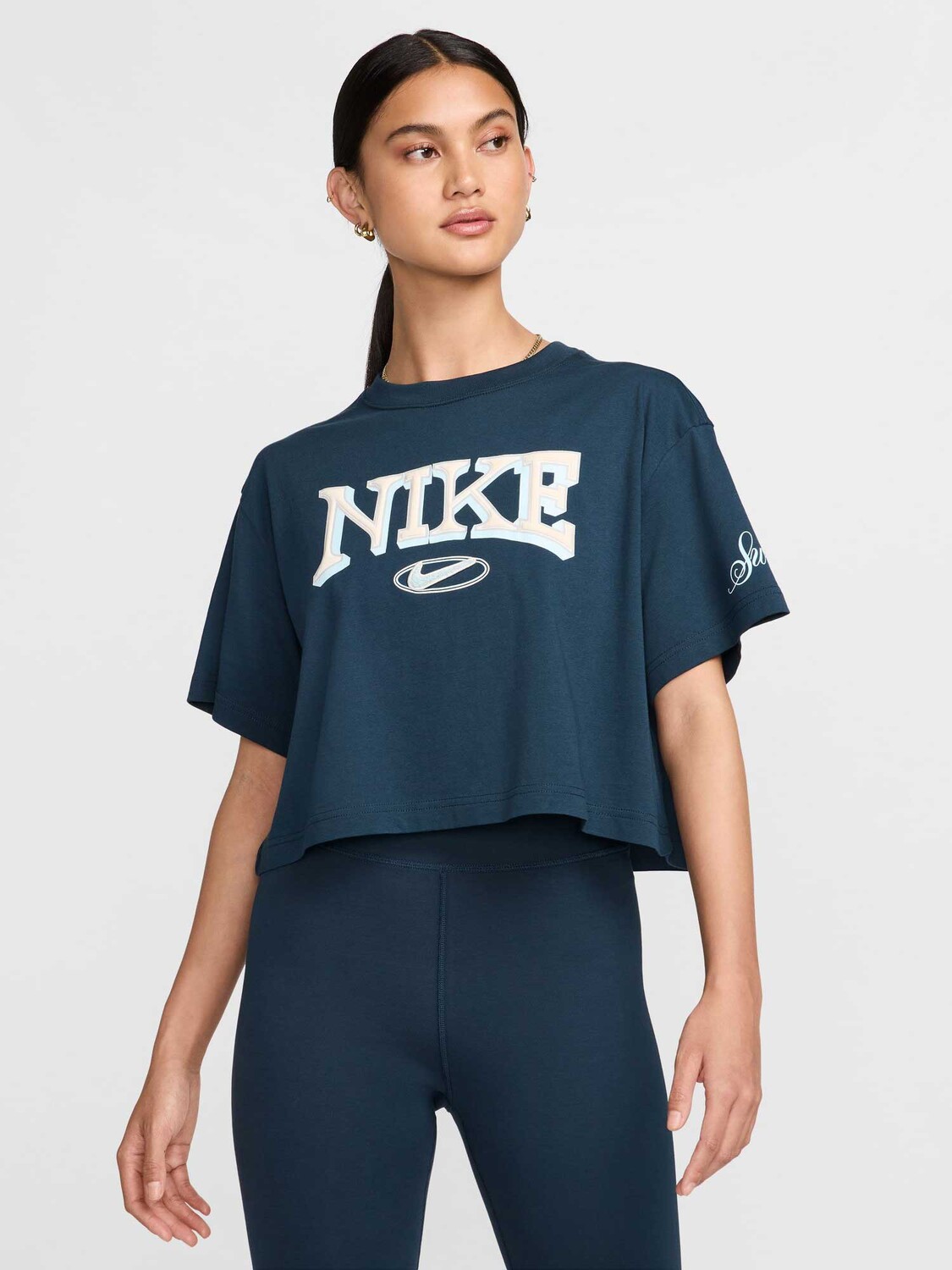 

Футболка Nike W NSW SS OC VARZITY, синий