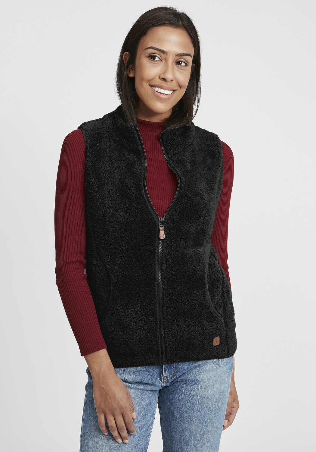 

Утепленный жилет Oxmo Sweat, черный