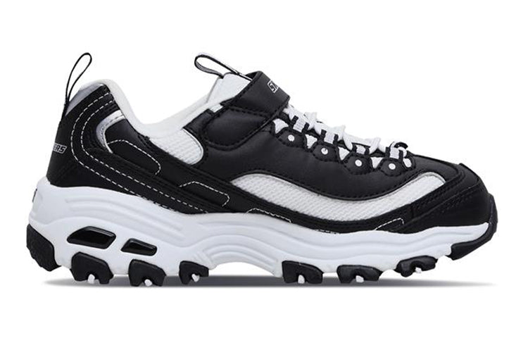 Кроссовки Skechers D'lites Low-Top Running Shoes K Black/White 664060L-BKW, черный — фото 2