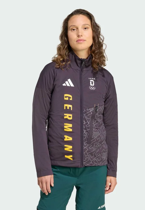 Куртка-Софтшелл для беговых лыж team d xploric Adidas Performance, Aurora Black