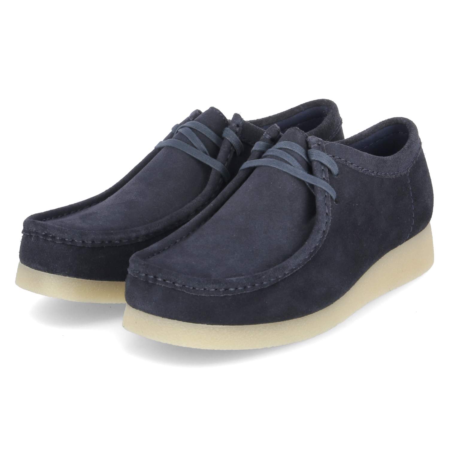 

Полуботинки Clarks WALLABEE EVO, синий