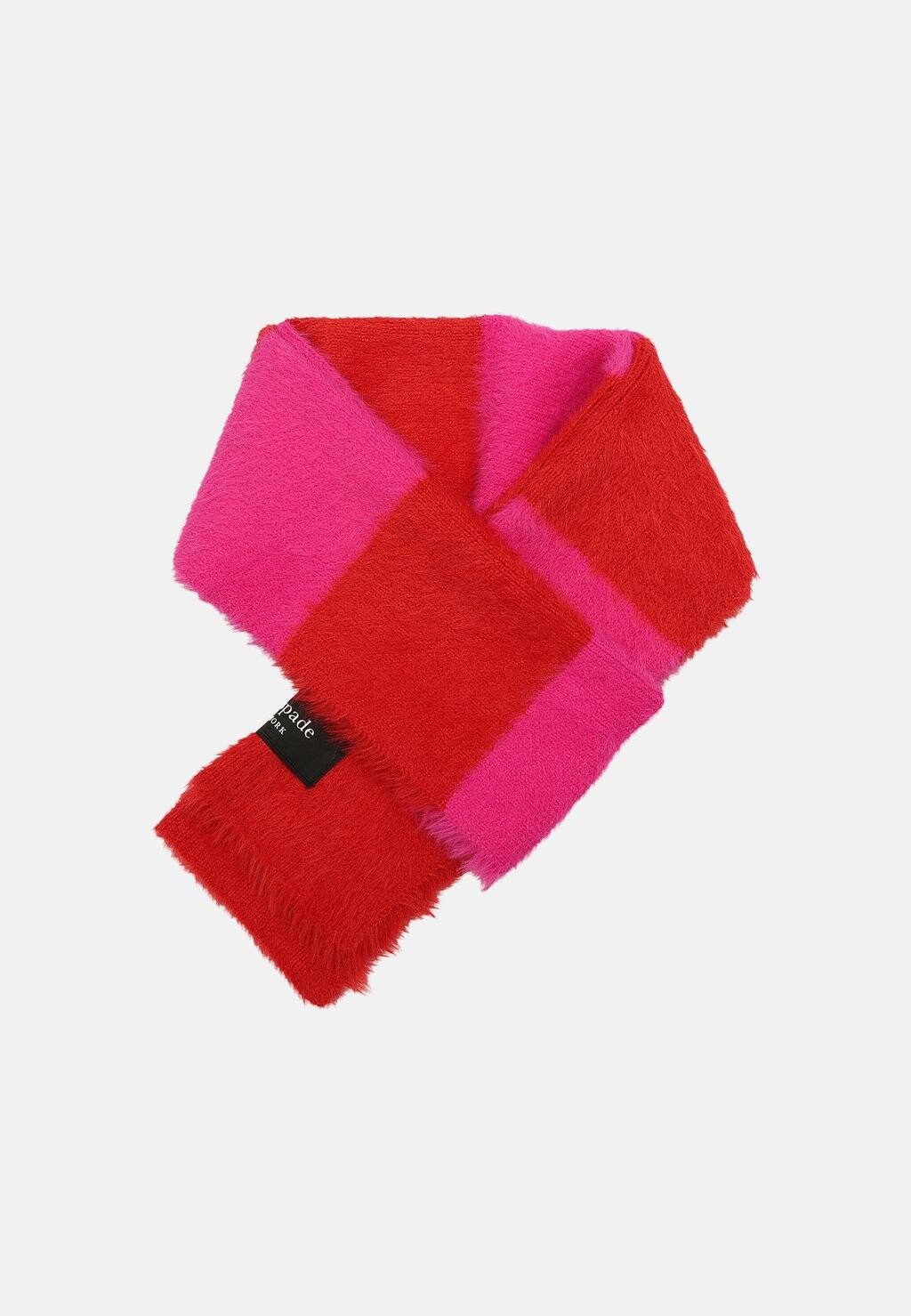 

Шарф AWNING STRIPE FUZZY kate spade new york, красный