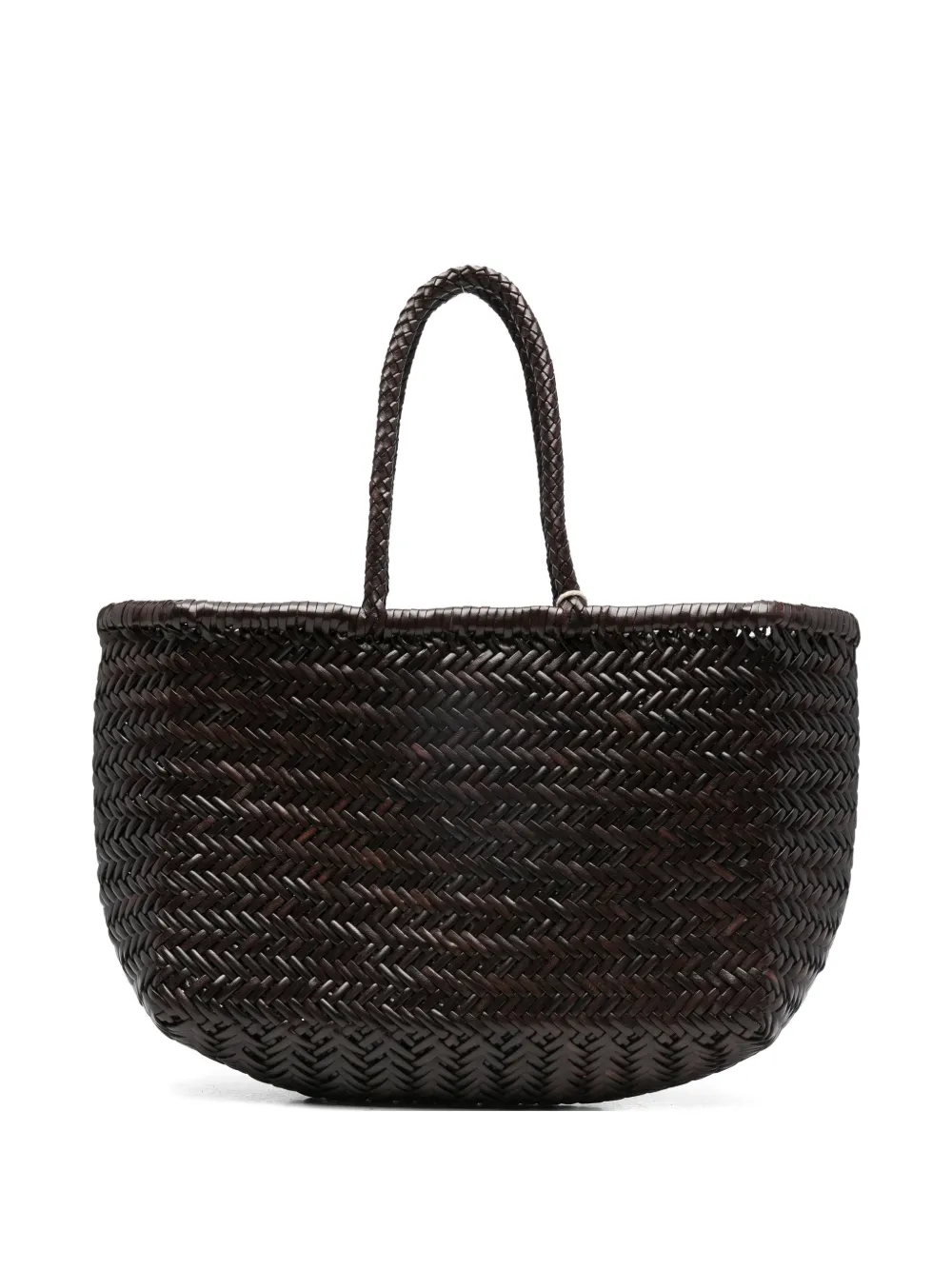 

Сумка на плечо с плетеной ручкой Dragon Diffusion, коричневый