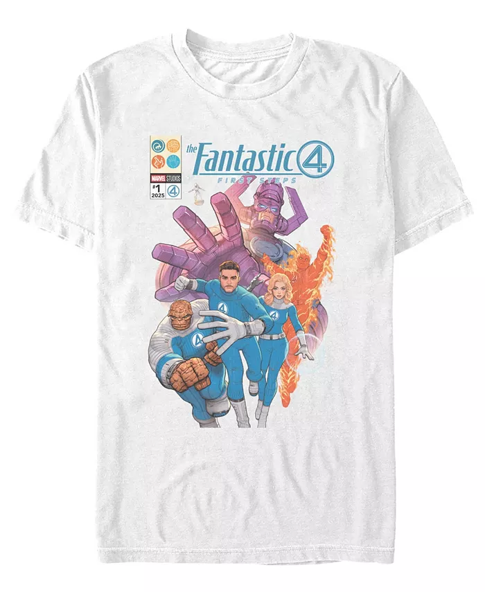 

Мужская футболка Fantastic 4 First Steps с длинным рукавом Fifth Sun, белый