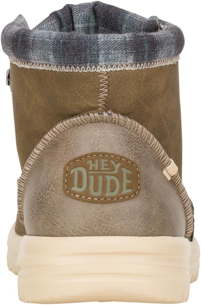 Мужские классические ботинки HEYDUDE Bradley, Легкие водоотталкивающие мужские ботинки на каждый день, Walnut — фото 4