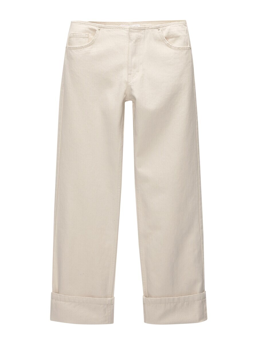 

Джинсы Pull&Bear Wide leg Jeans, экрю