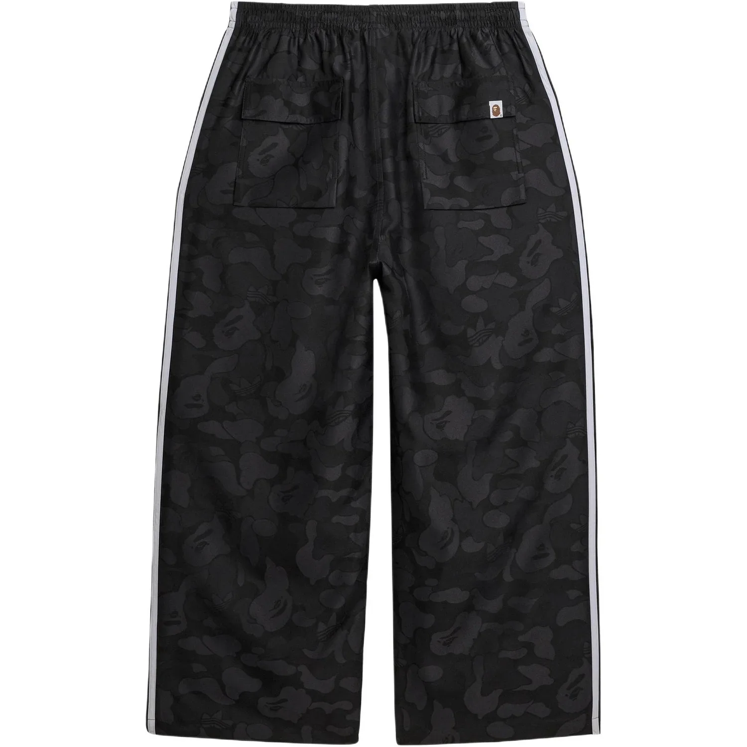 BAPE Jacquard Joggers Casual брюки Unisex Adidas Originals, черный — фото 3
