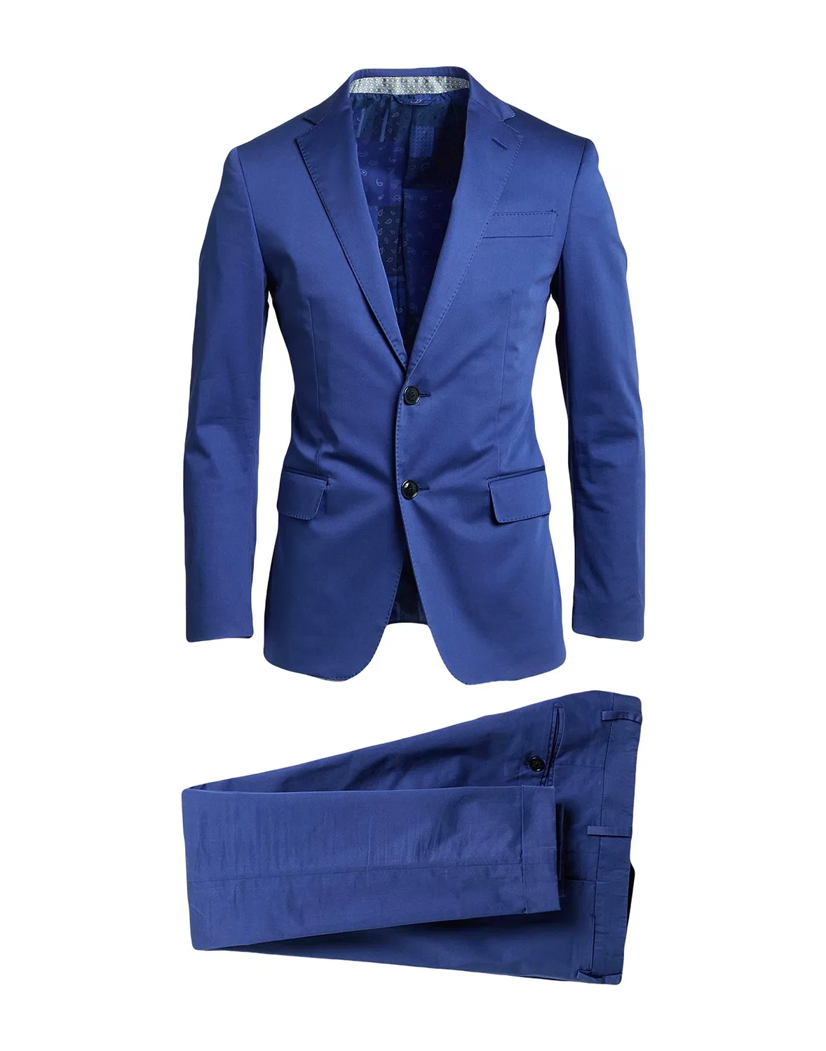 Костюм однобортный ETRO Slate blue