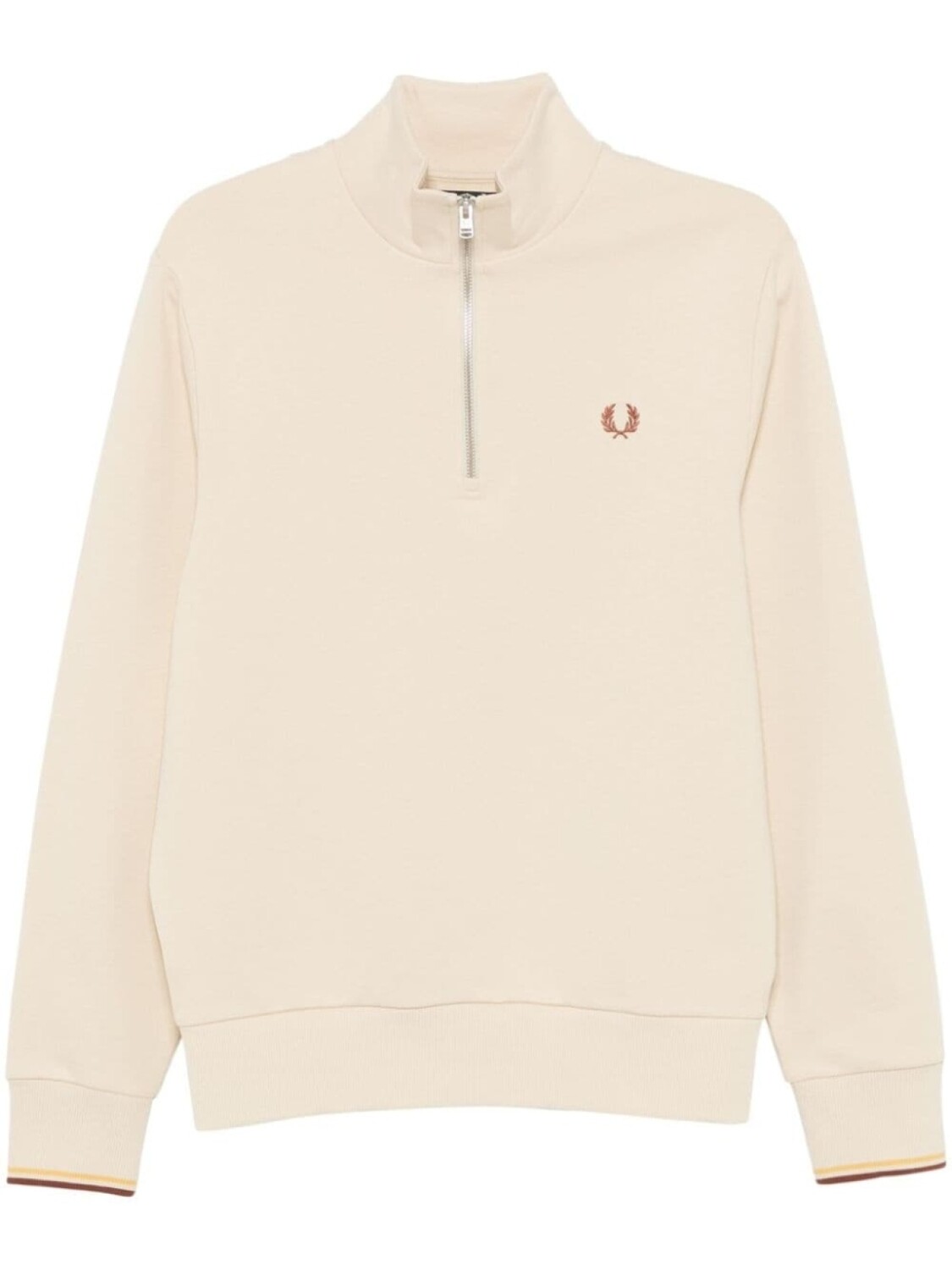 

Толстовка Fred Perry с полумолнией, серый