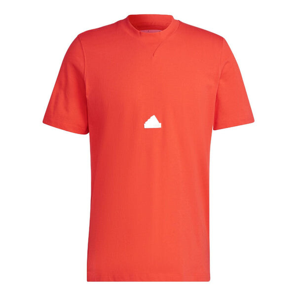 

Футболка Men's adidas SS22 Logo Printing Pullover Short Sleeve Red T-Shirt, мультиколор