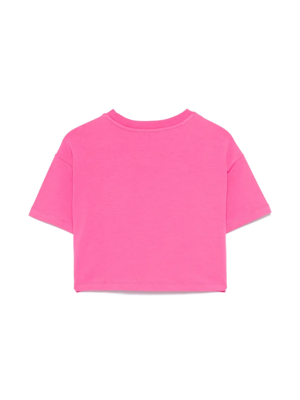 Футболка с принтом Teddy Bear Moschino Kids, розовый — фото 2
