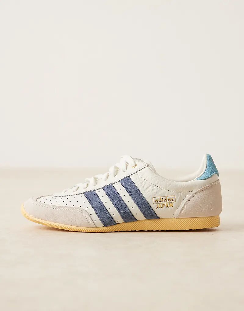 Кроссовки Adidas Originals Japan белого и синего цветов — фото 2