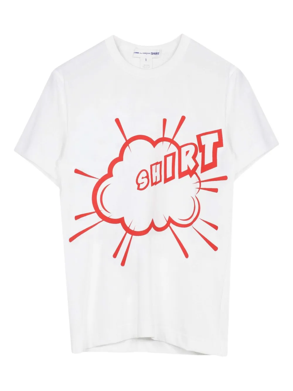 

Футболка с принтом Comme Des Garcons Shirt, белый