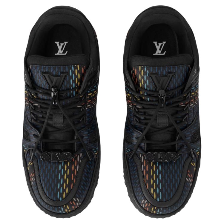 Кроссовки Low-Top для скейтбординга мужские черные LOUIS VUITTON — фото 3