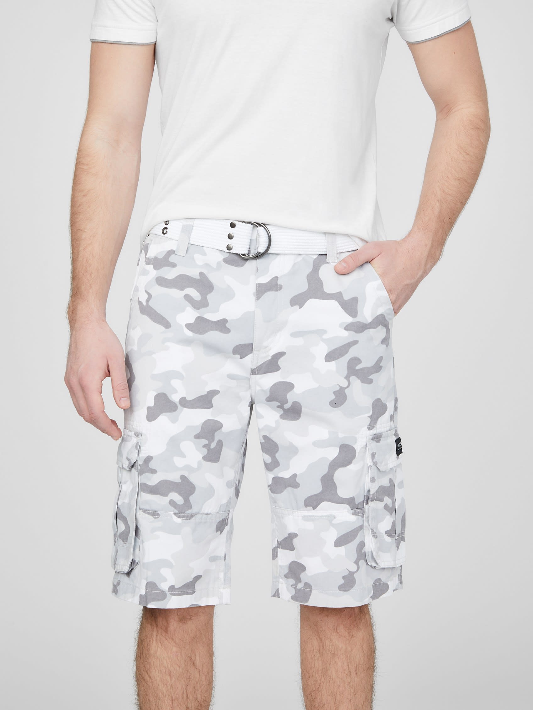 

Шорты карго Karl White Camo Guess Factory