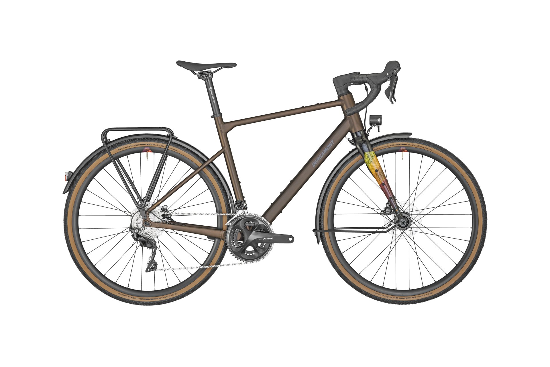 

Гравийный велосипед Bergamont Grandurance rd 7 - 28 дюймов - diamant, braun | matt dark brown