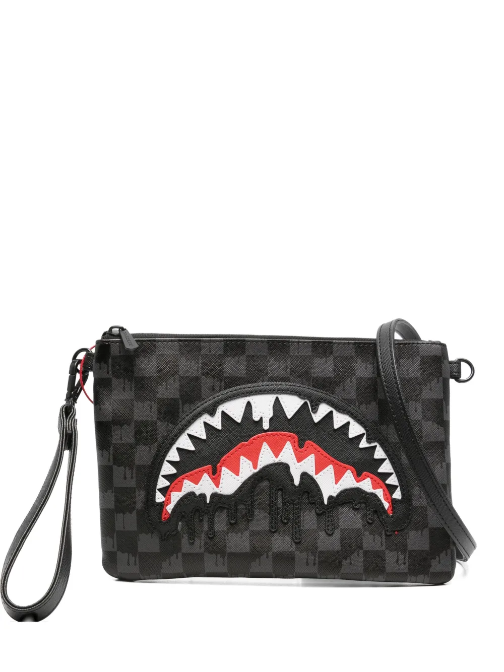 

Сумка-мессенджер Dripping Sharks in Psris в клетку Sprayground, черный