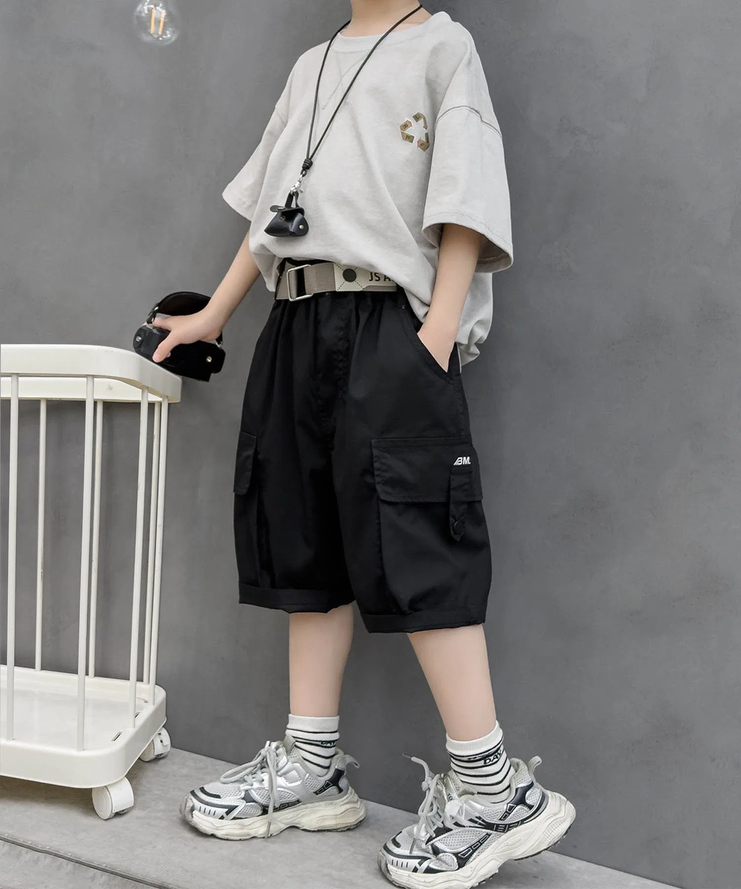 【aimoha KIDS】Детские шорты-карго (SS) — фото 2