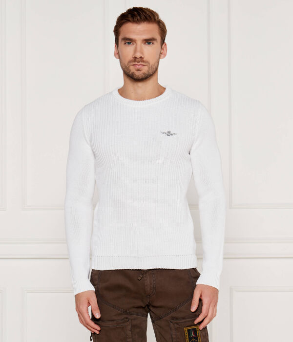

Свитер Regular fit Aeronautica Militare, белый