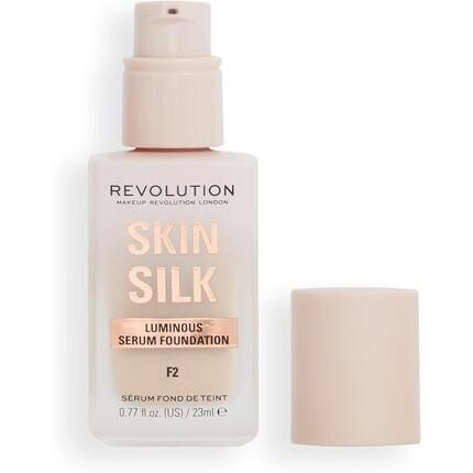 

Makeup Revolution Skin Silk Serum Тональная основа от легкого до среднего покрытия с гиалуроновой кислотой F2 23 мл