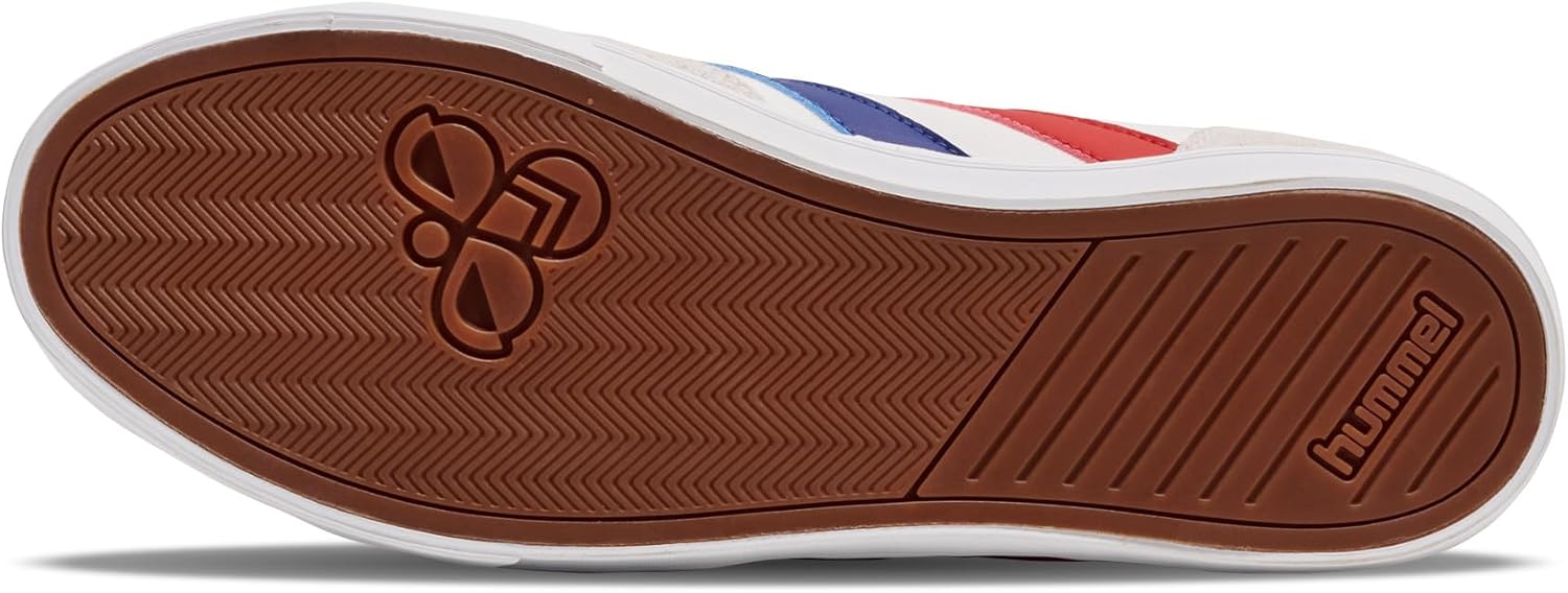 Мужские высокие кроссовки Hummel, белый/синий/красный — фото 2