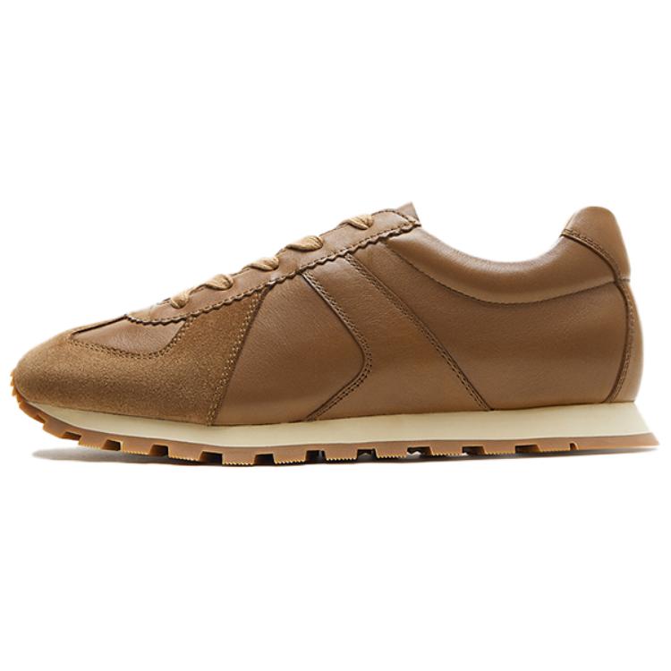 

LE SAUNDA Дышащие мужские повседневные кеды низкие Tan+Coffee TPL, цвет Tan+Coffee TPL