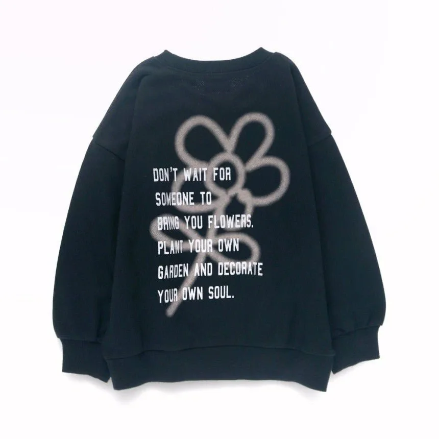 Разноцветная флисовая толстовка с графическим рисунком Branshes, 85_Black