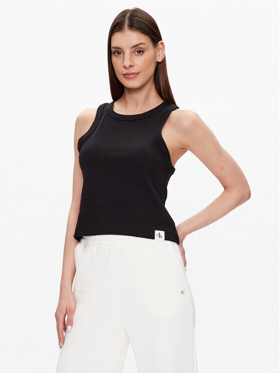 

Топ стандартного кроя Calvin Klein, черный