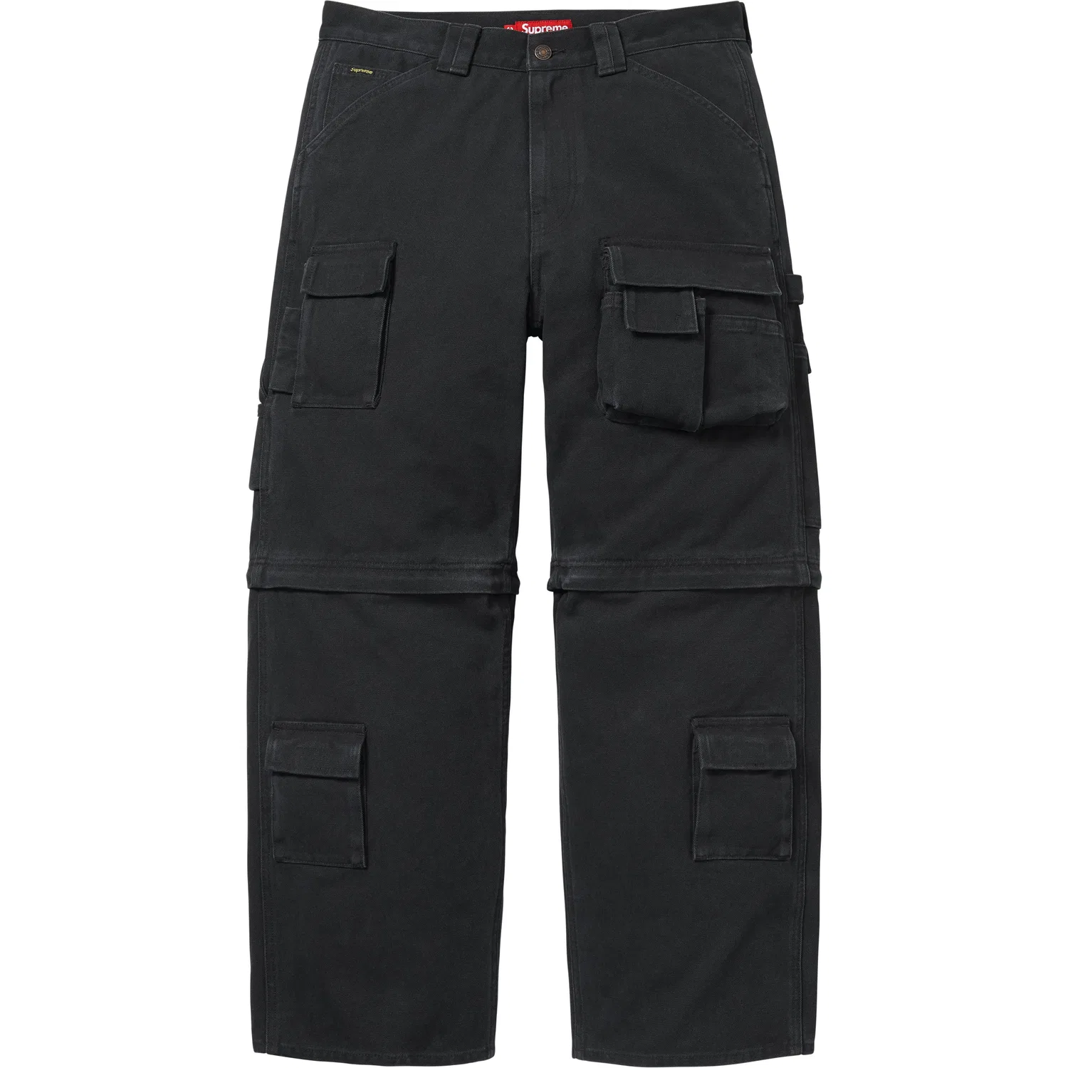 Карго брюки Supreme Zip Off Utility Pant черные
