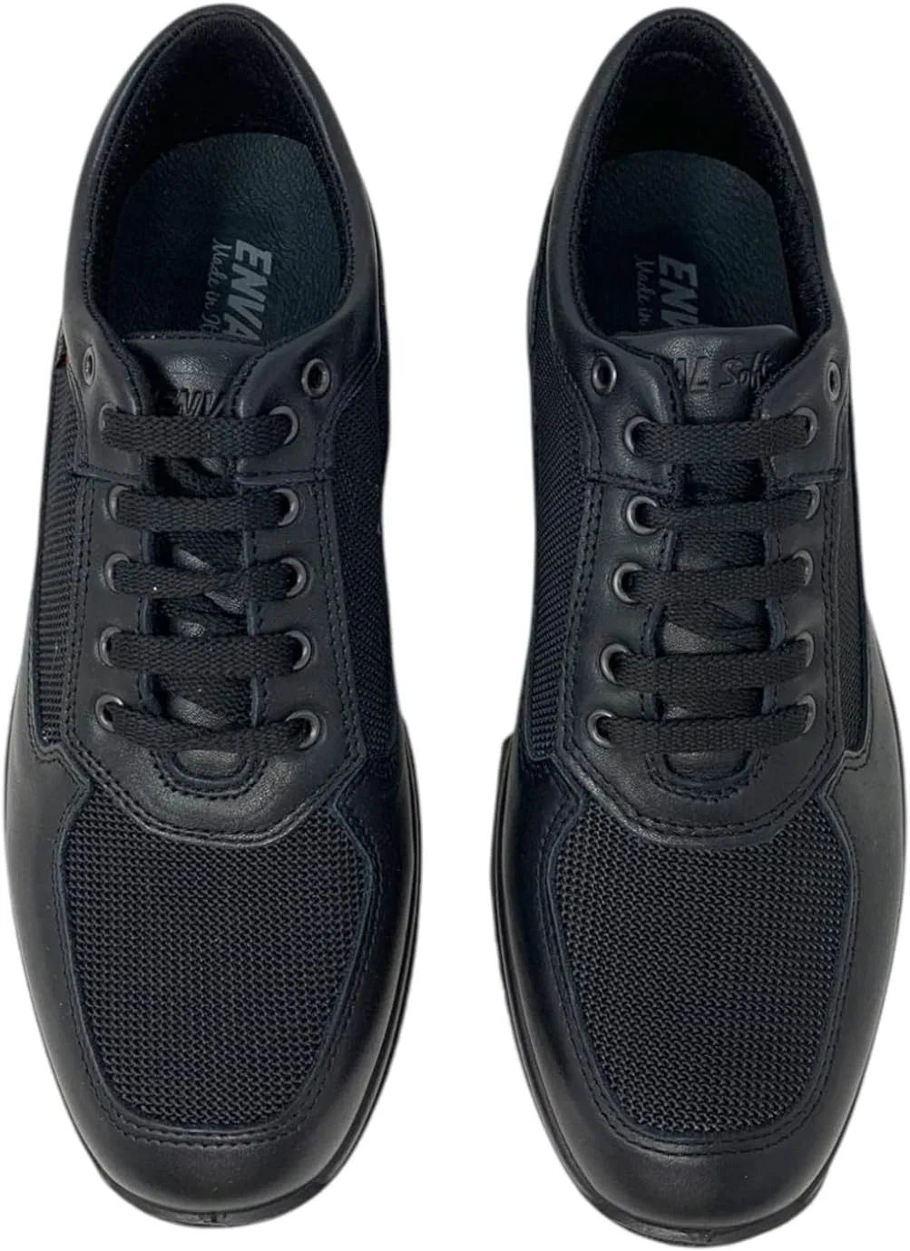 Кроссовки ENVAL SOFT 7722000, шнуровка, кожаная стелька и резиновая подкладка, Black — фото 3