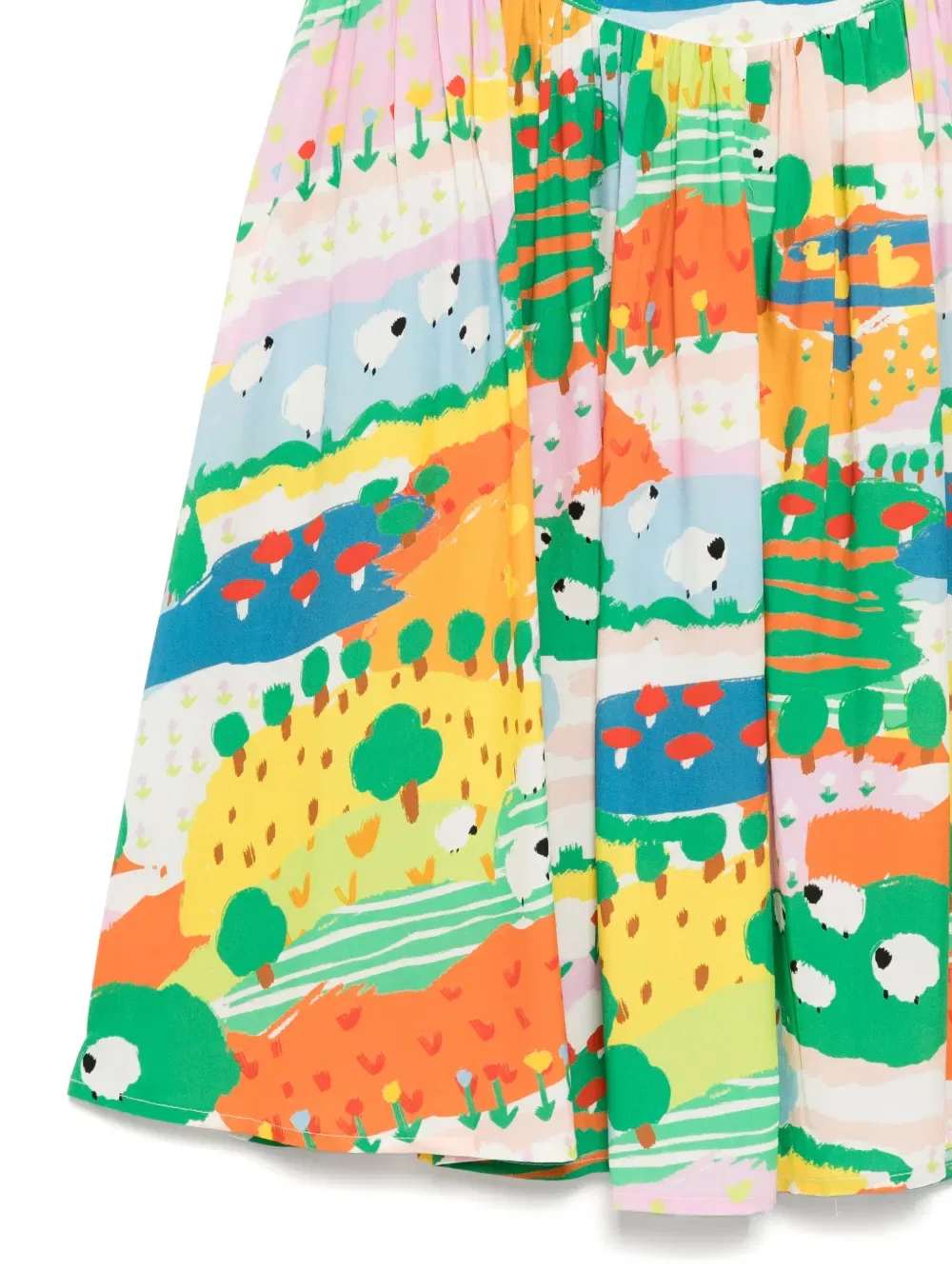 Юбка с графическим принтом Stella Mccartney Kids, синий — фото 3