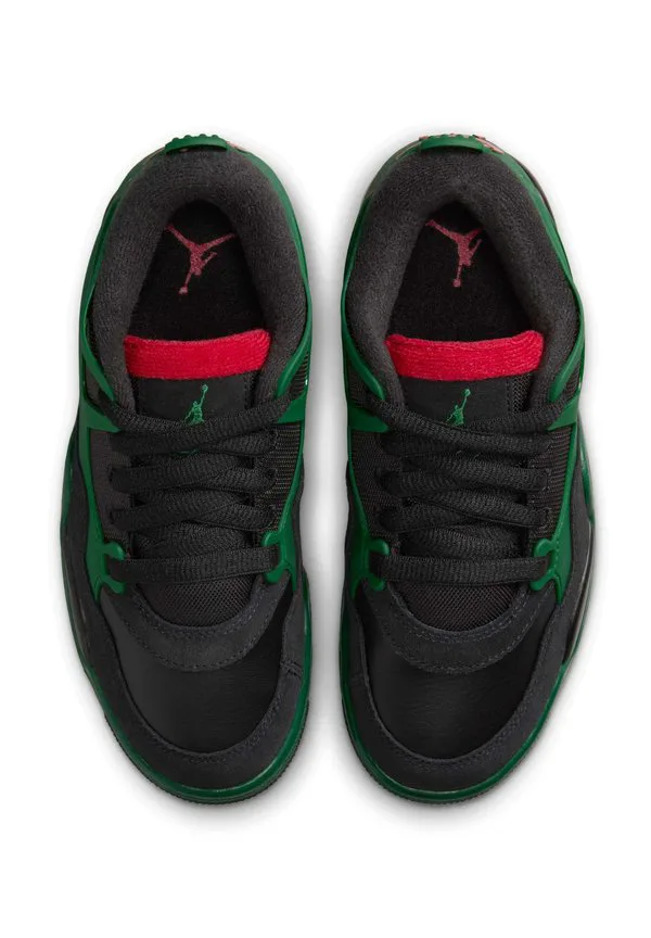 Кроссовки air 4 rm bg Jordan, Black/Varsity Red/Gorge Green — фото 3