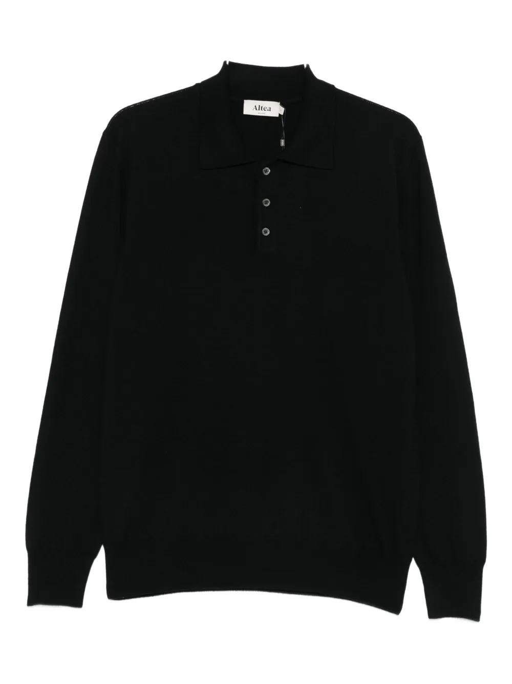 

Свитер с воротником поло Altea, черный