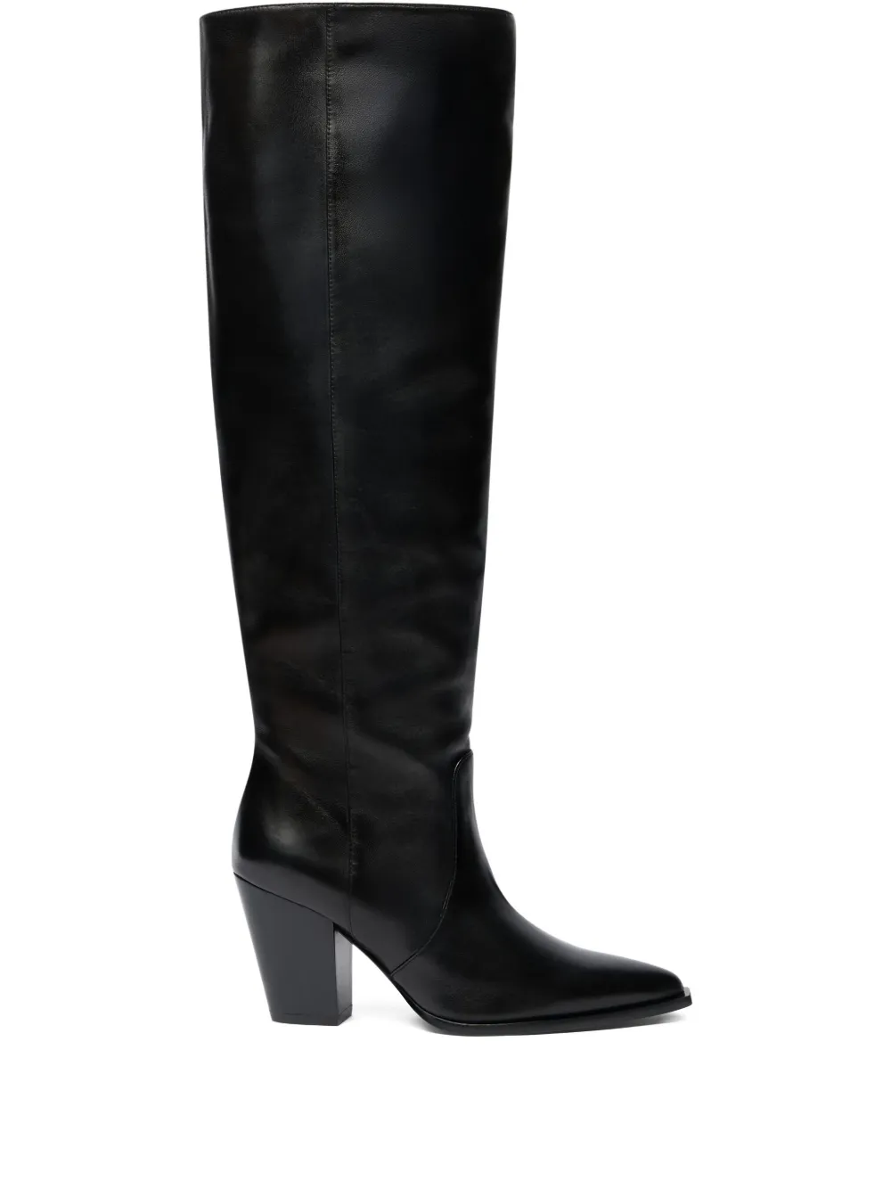 Сапоги Jolene с зауженным носком Stuart Weitzman, черный