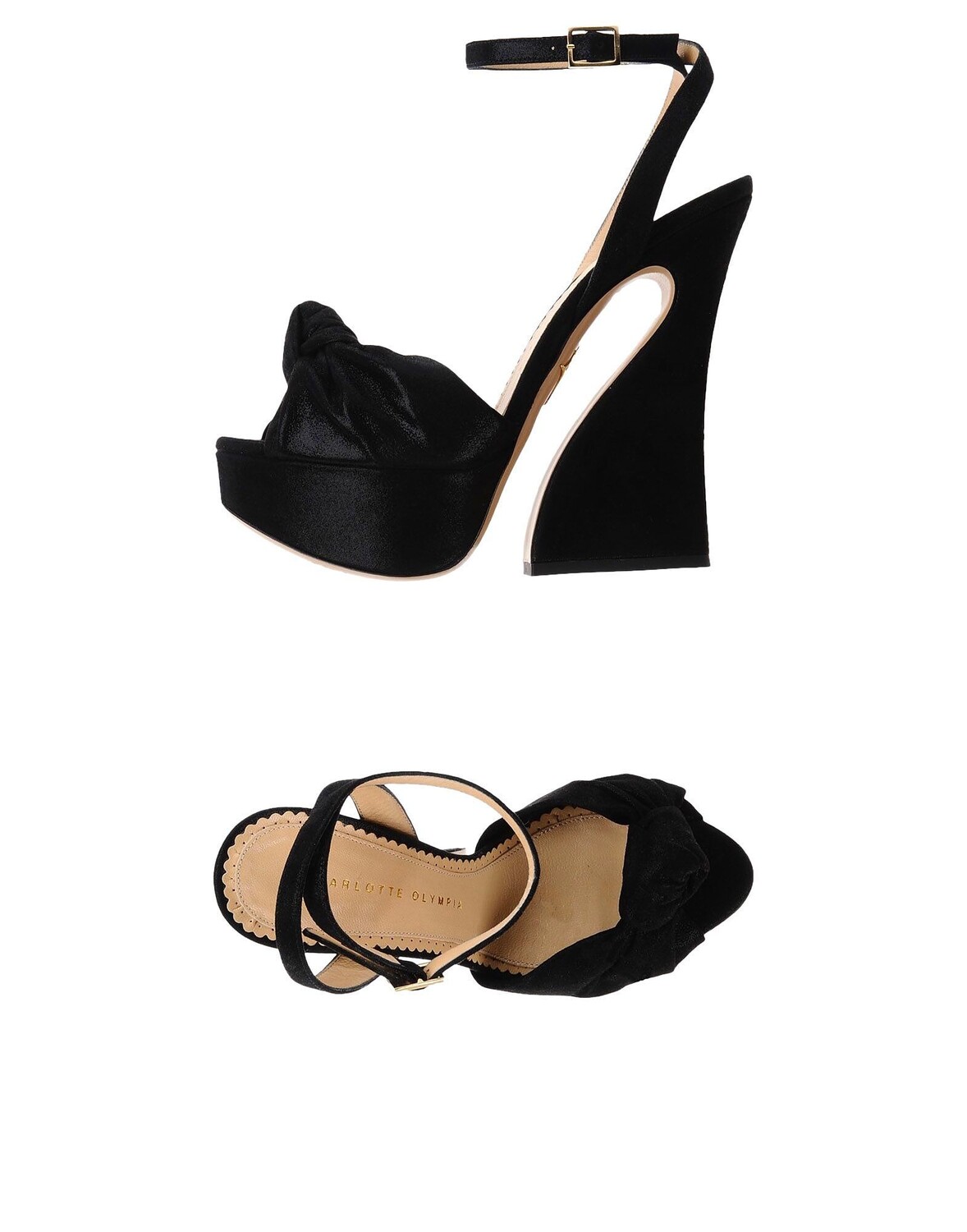 

Сандалии Charlotte Olympia, черный
