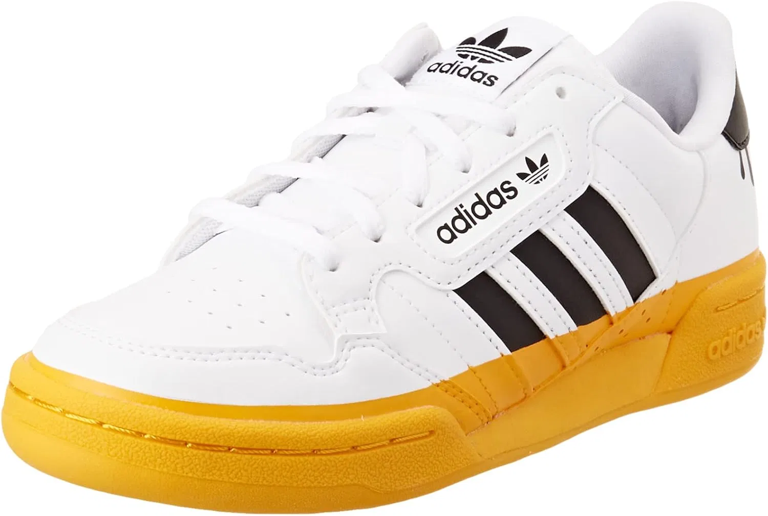 Кроссовки Adidas Jungen Continental 80 Streifen, Ftwr White Core Black Team Colleg Gold