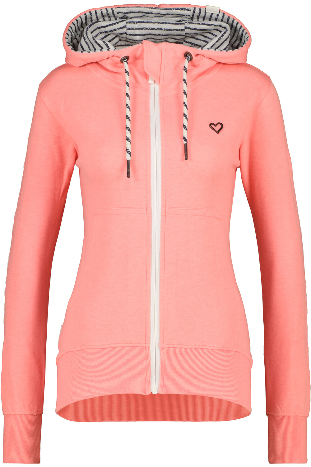 

Толстовка alife and kickin Sweatjacke, Kapuzensweatjacke JessyAK, цвет peach