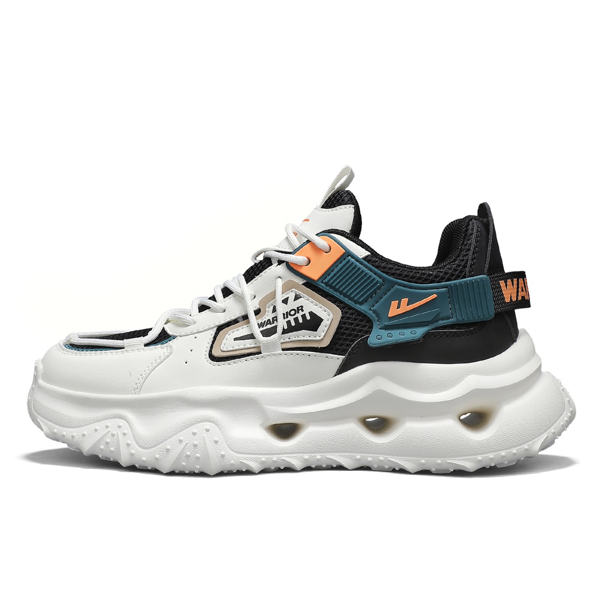 

Кроссовки Low top Chunky мужские WARRIOR, бежевый/черный/зеленый