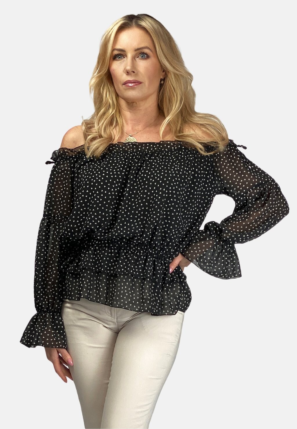 

Блузка SPANISH FLORAL REGINA FASHION, цвет black