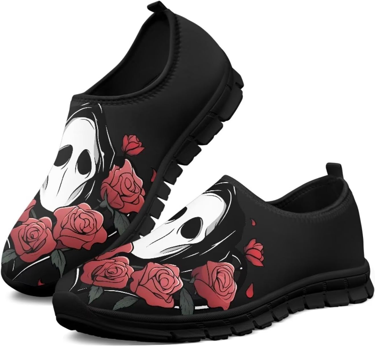 

Кроссовки Vuriqeby Fashion с мягкой подошвой, повседневные для мужчин, легкие и дышащие, теннисные лоферы для кемпинга, размер США 5-14, черная подошва