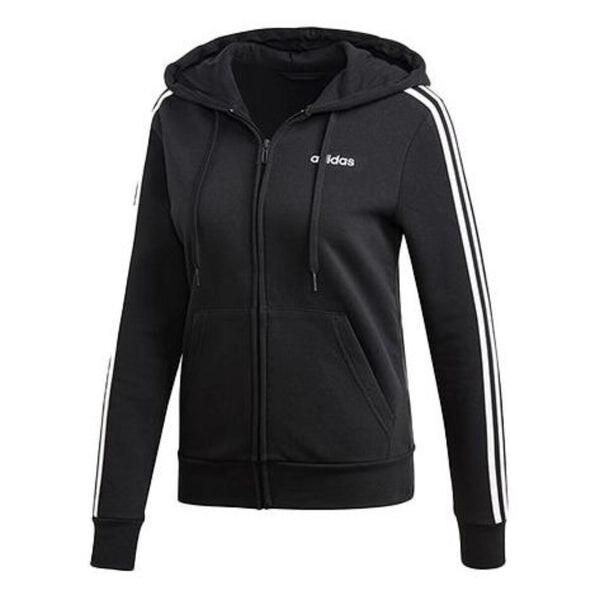 

Толстовка Essentials 3 полоски флисовая толстовка азиатские размеры Adidas, черный