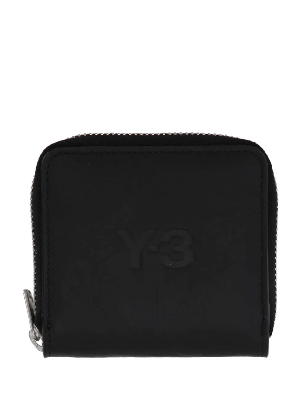 

Кожаный кошелек с тисненым логотипом Y-3, черный