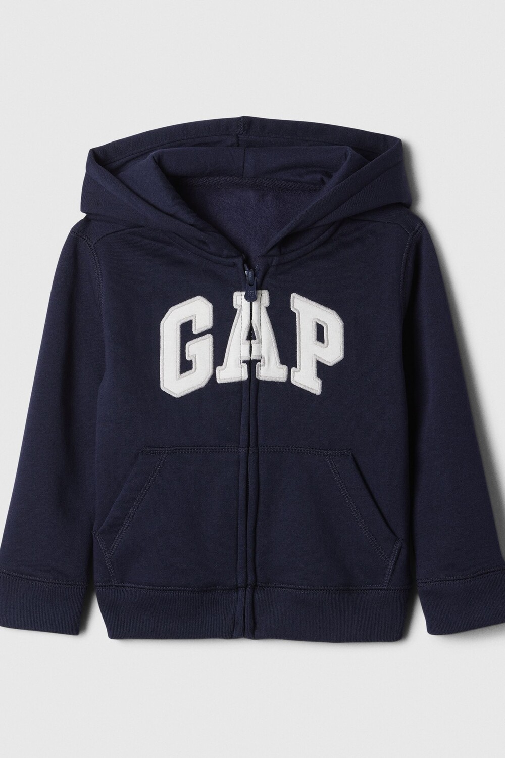 

Детская толстовка с логотипом на молнии (для новорожденных - 5 лет) Gap, синий