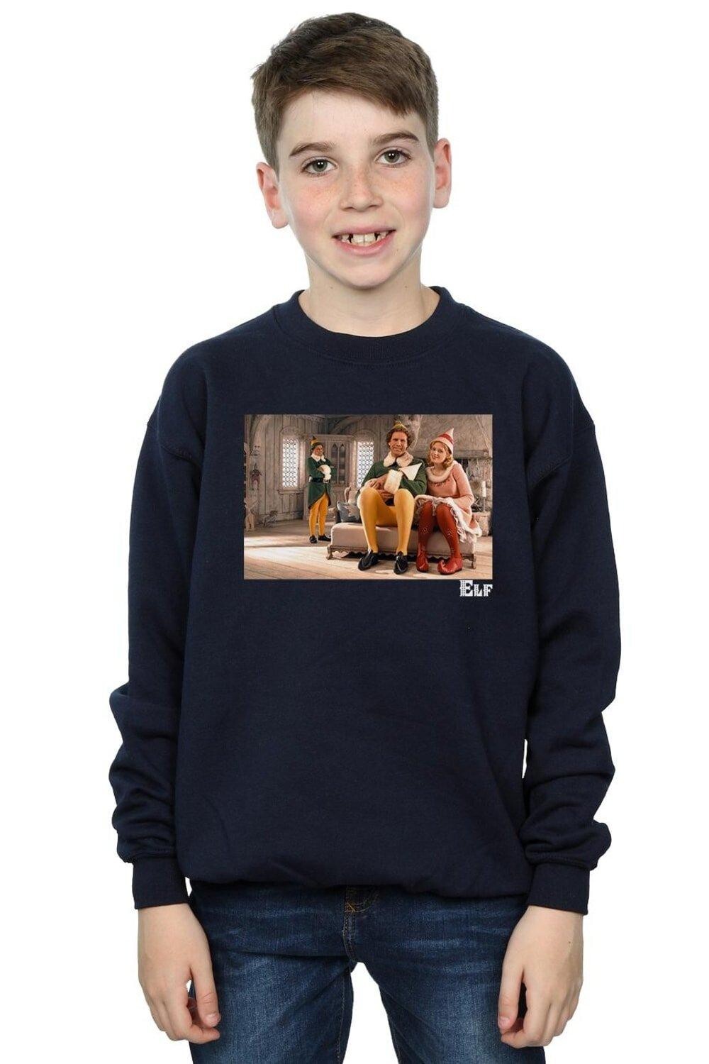 

Толстовка Family Shot Elf, темно-синий