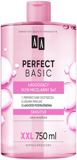 

Успокаивающий мицеллярный флюид 3в1 Sensitive, 750 мл AA Perfect Basic