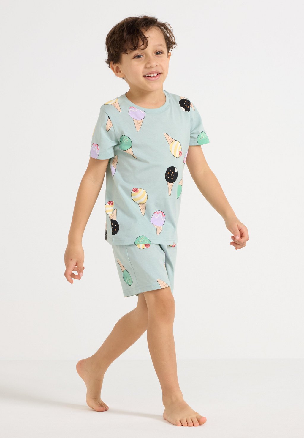 

Пижама TEE SET Lindex, светло-голубой