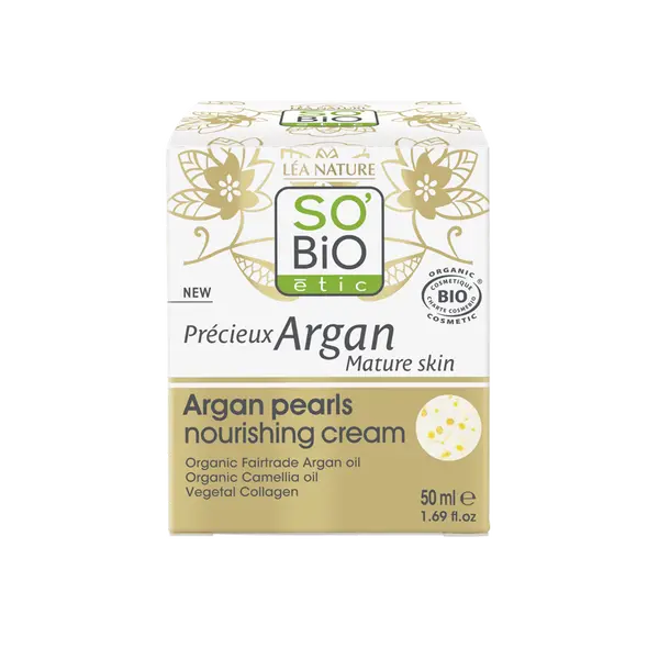 

Питательный крем с аргановыми жемчужинами, 50 мл So'Bio Etic Precieux argan