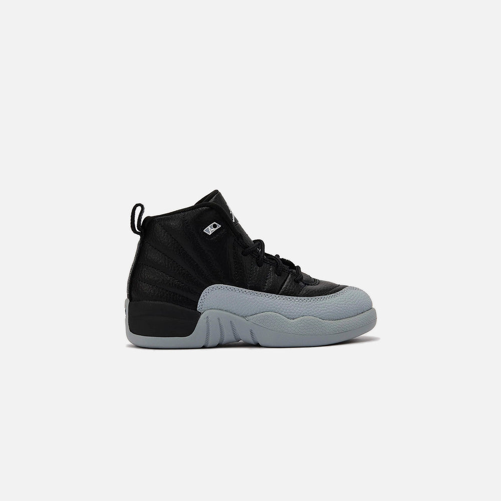 

Кроссовки Jordan PS Air Jordan 12, цвет Retro Black/Wolf Grey/White