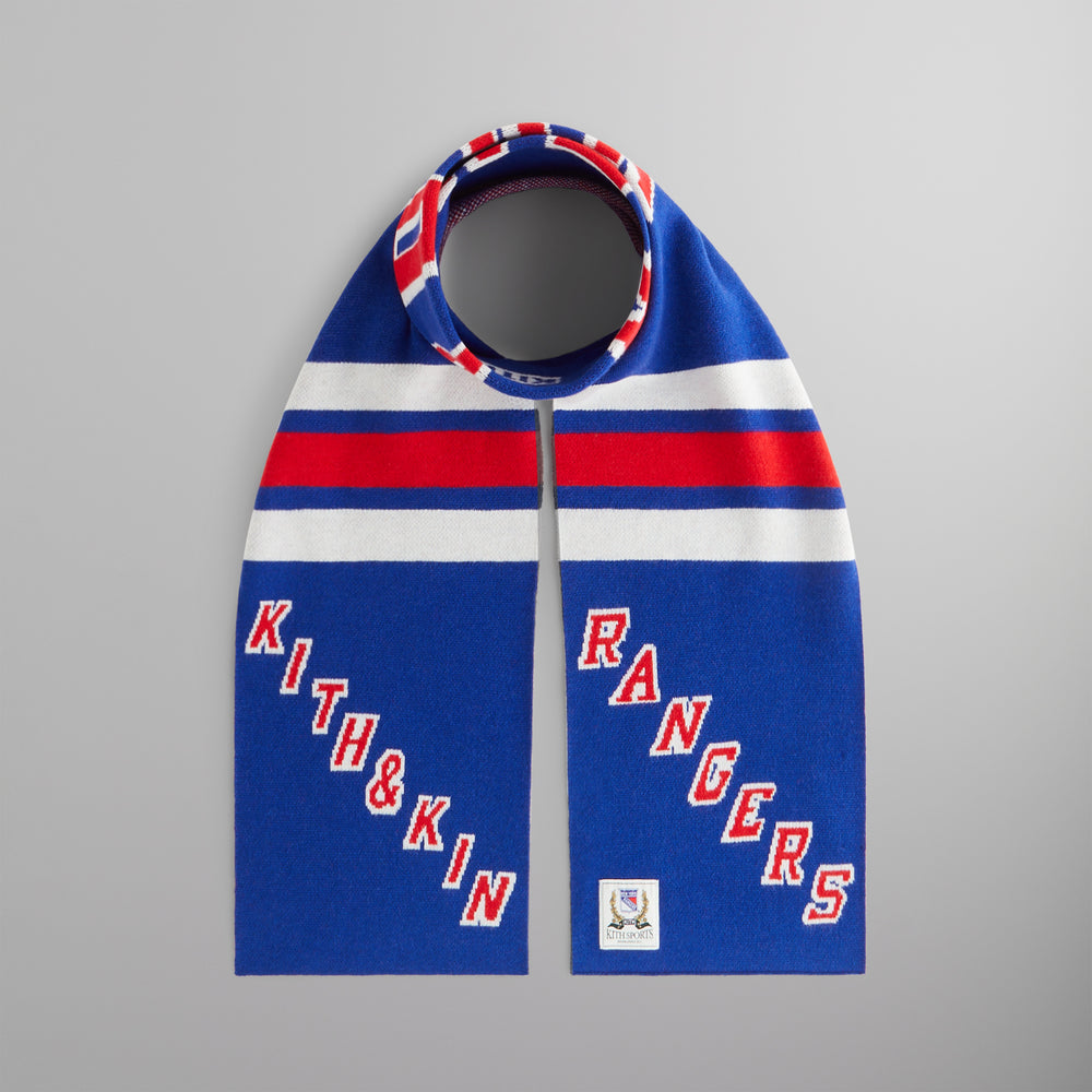 

Шарф Kith for the New York Rangers New York Knitted Scarf, цвет Cyclone