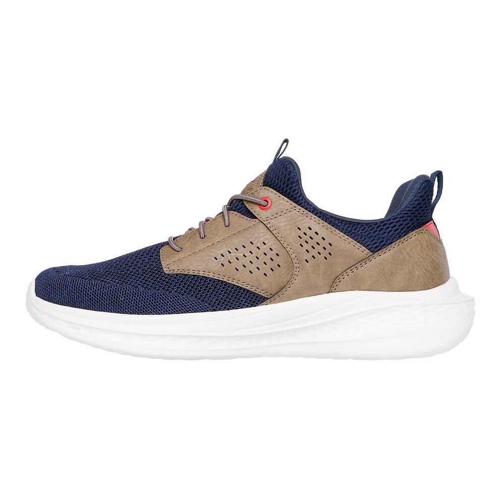 Мужские туфли Skechers Relaxed Fit Slade Breyer, цвет Navy Tan — фото 3